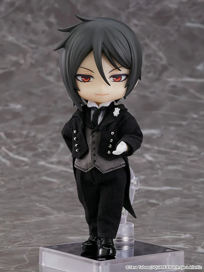 GOOD SMILE COMPANY NENDOROID BLACK BUTLER SEBASTIAN MICHAELIS DOLL RERUN MINI FIGURA 14 cm