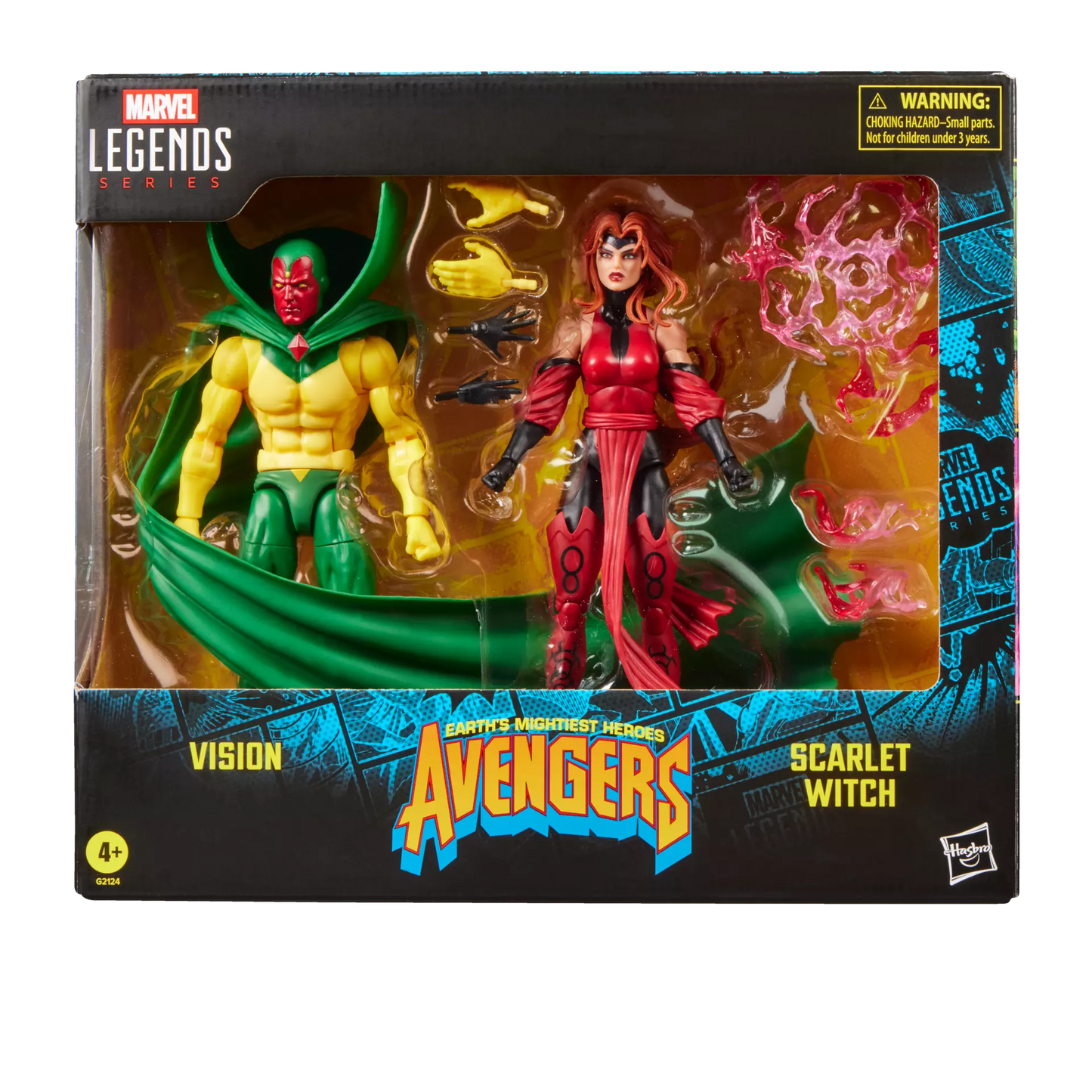 HASBRO VISION & SCARLET WITCH - MARVEL LEGENDS AVENGERS S ACTION FIGURE