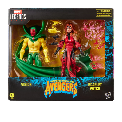 HASBRO VISION & SCARLET WITCH - MARVEL LEGENDS AVENGERS S ACTION FIGURE