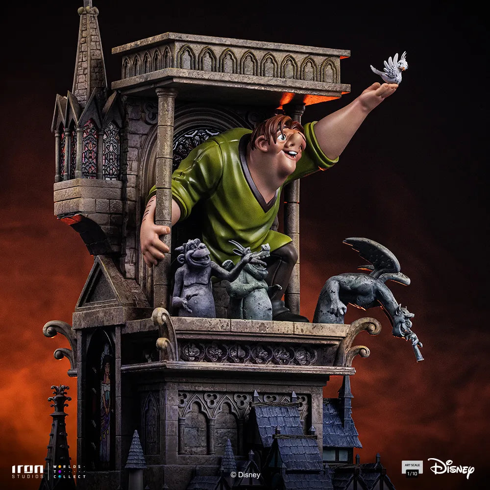 IRON STUDIOS - DISNEY HUNCHBACK NOTRE DAME QUASIMODO 1/10 STATUA 37 cm