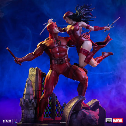 IRON STUDIOS DAREDEVIL - MARVEL ELEKTRA DIORAMA 1/6 STATUA 35 cm