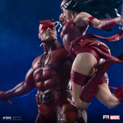 IRON STUDIOS DAREDEVIL - MARVEL ELEKTRA DIORAMA 1/6 STATUA 35 cm