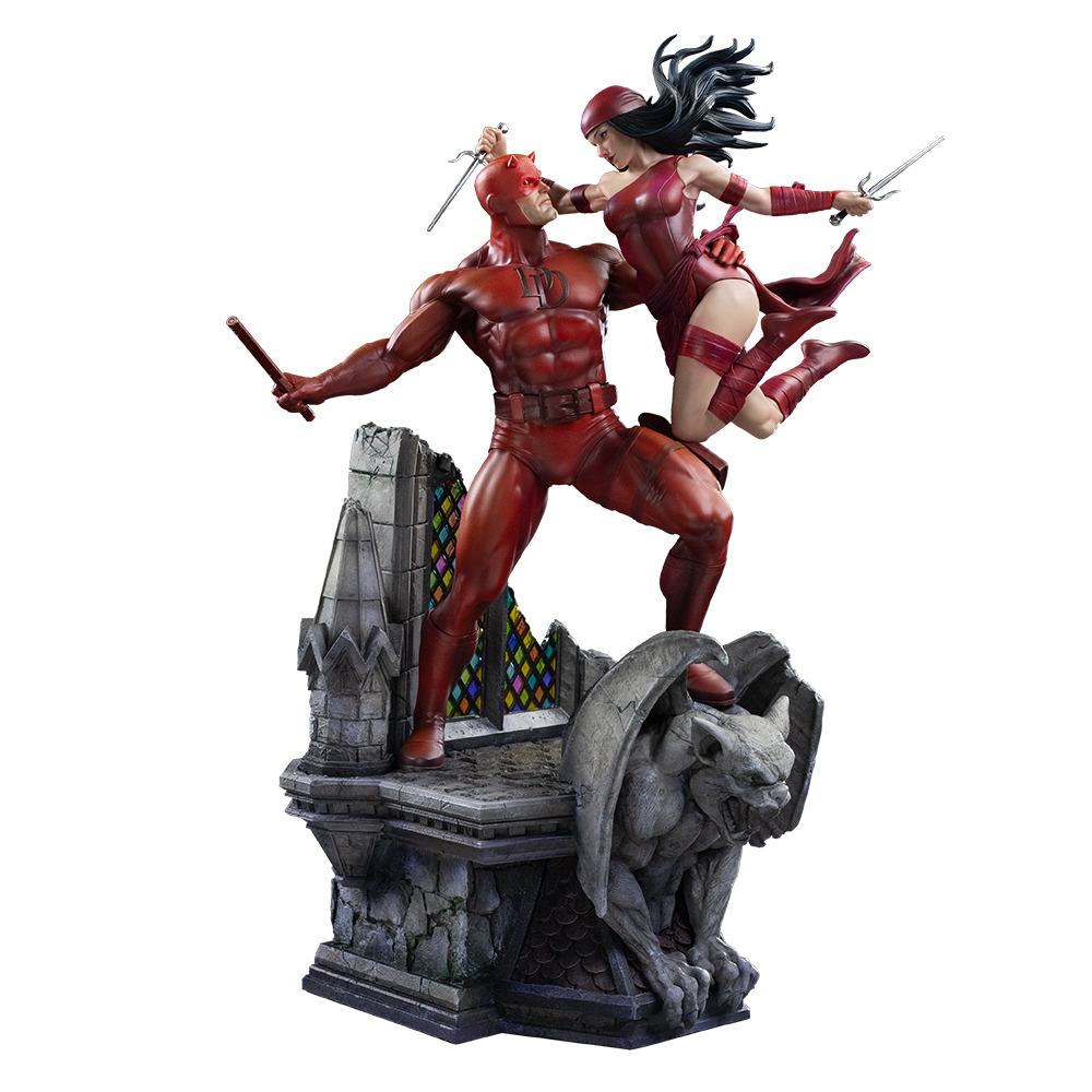 IRON STUDIOS DAREDEVIL - MARVEL ELEKTRA DIORAMA 1/6 STATUA 35 cm