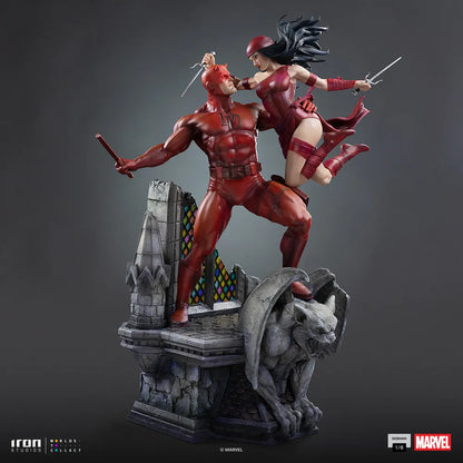 IRON STUDIOS DAREDEVIL - MARVEL ELEKTRA DIORAMA 1/6 STATUA 35 cm