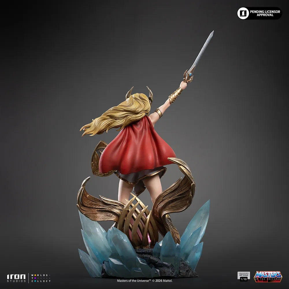 IRON STUDIOS - MASTERS OF THE UNIVERSE MASTERS UNIVERSE SHE-RA UNLEASHED 1/10 STATUA 32 cm