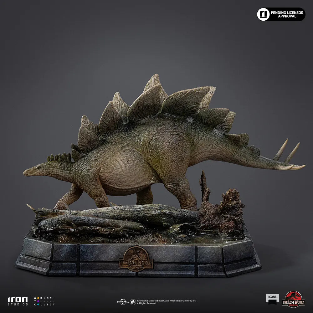 IRON STUDIOS - JURASSIC PARK JURASSIC WORLD: LOST WORLD STEGOSAURUS ICONS STATUA 18 cm
