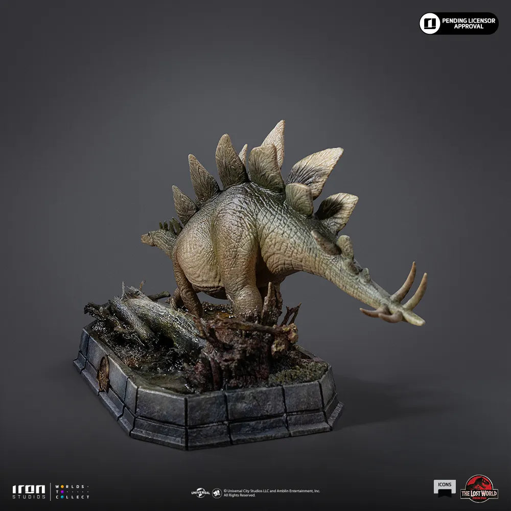 IRON STUDIOS - JURASSIC PARK JURASSIC WORLD: LOST WORLD STEGOSAURUS ICONS STATUA 18 cm