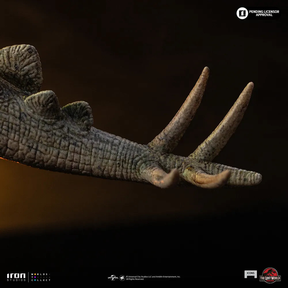 IRON STUDIOS - JURASSIC PARK JURASSIC WORLD: LOST WORLD STEGOSAURUS ICONS STATUA 18 cm