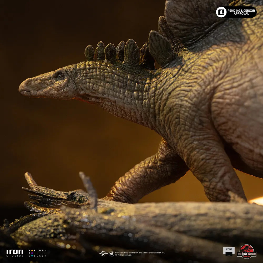 IRON STUDIOS - JURASSIC PARK JURASSIC WORLD: LOST WORLD STEGOSAURUS ICONS STATUA 18 cm