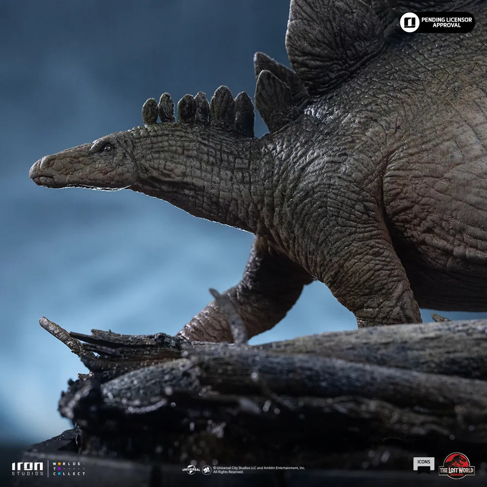 IRON STUDIOS - JURASSIC PARK JURASSIC WORLD: LOST WORLD STEGOSAURUS ICONS STATUA 18 cm