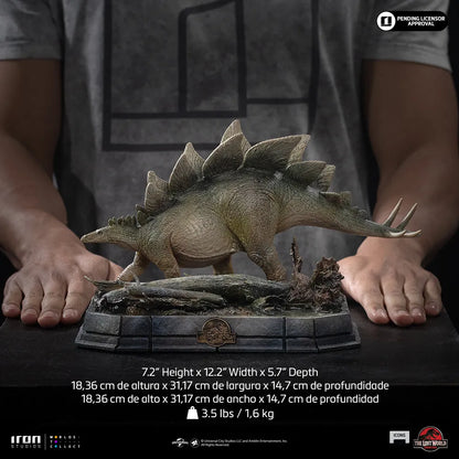 IRON STUDIOS - JURASSIC PARK JURASSIC WORLD: LOST WORLD STEGOSAURUS ICONS STATUA 18 cm