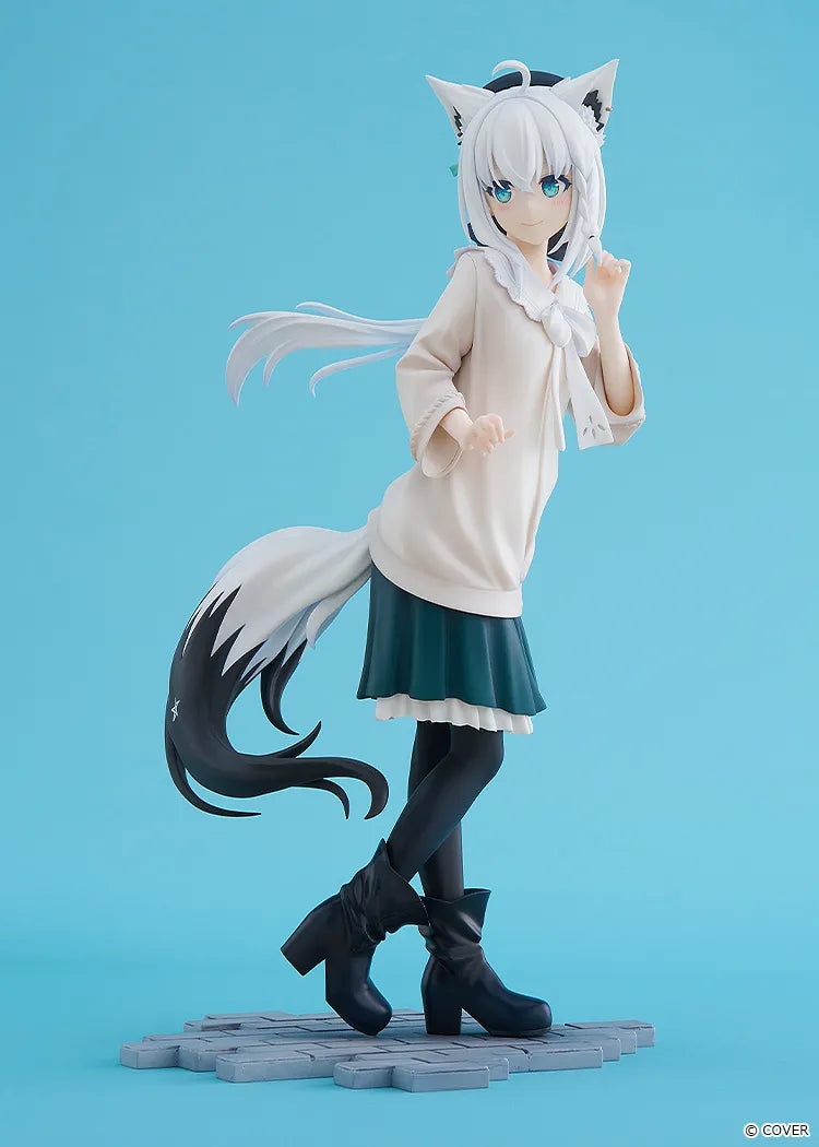 GOOD SMILE COMPANY - HOLOLIVE PRODUCTION SHIRAKAMI FUBUTI DATE STYLE CASUAL OUTFIT G.S. COLLECTION FIGURA 22 cm