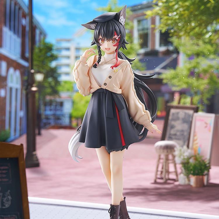 GOOD SMILE COMPANY - HOLOLIVE PRODUCTION OOKAMI MIO DATE STYLE STREET OUTFIT G. S. COLLECTION FIGURA 24 cm