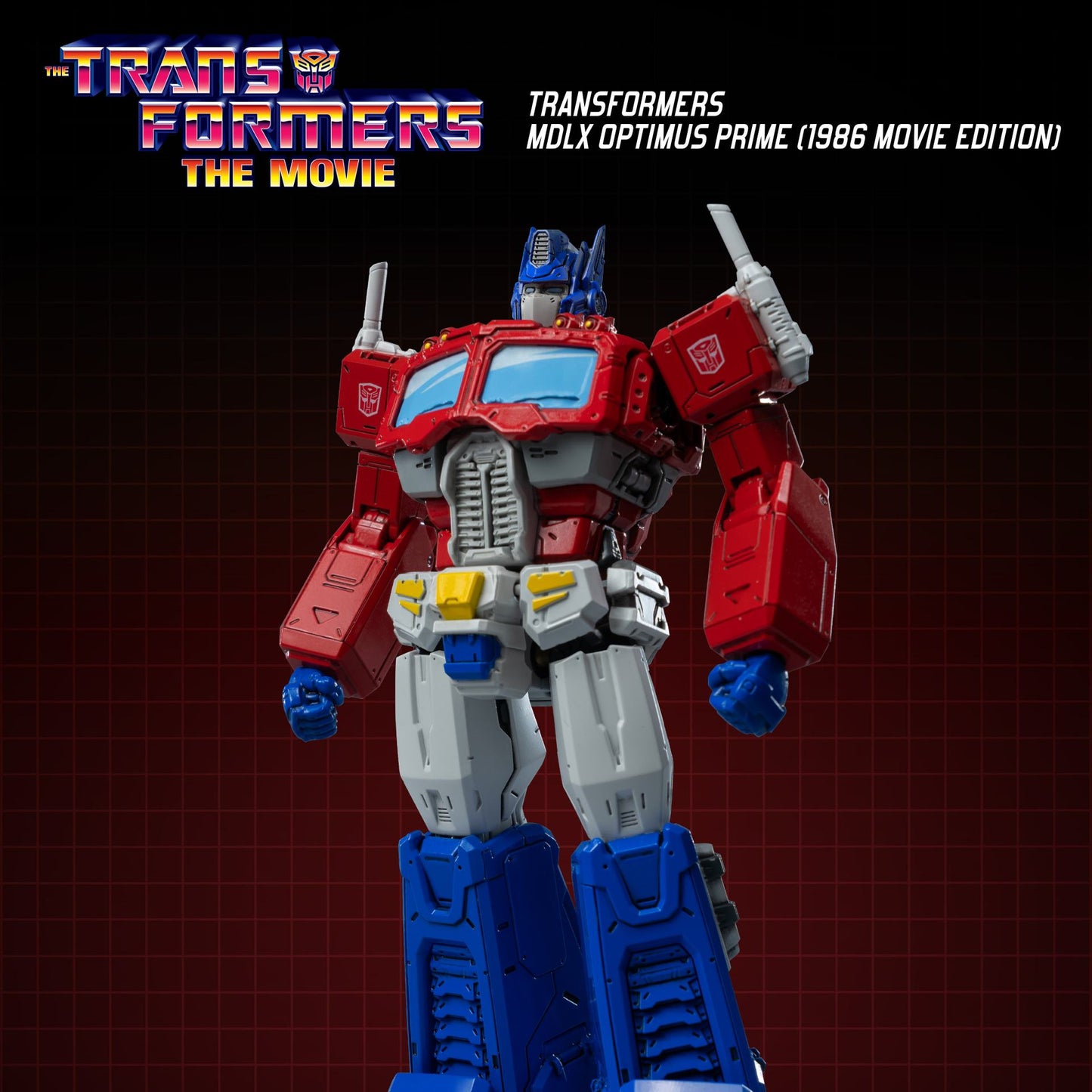 THREEA TOYS/THREEZERO OPTIMUS & PRIME - TRANSFORMERS MDLX 1986 MOVIE EDITION ACTION FIGURE 18 cm
