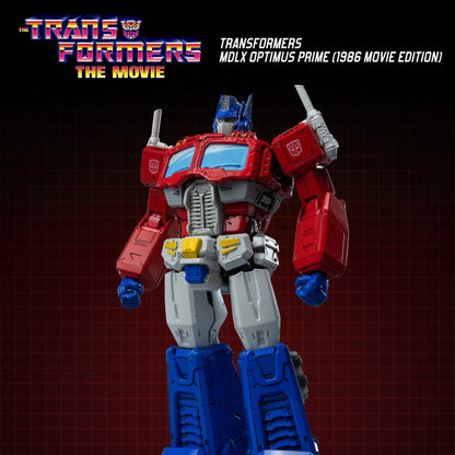 THREEA TOYS/THREEZERO OPTIMUS & PRIME - TRANSFORMERS MDLX 1986 MOVIE EDITION ACTION FIGURE 18 cm