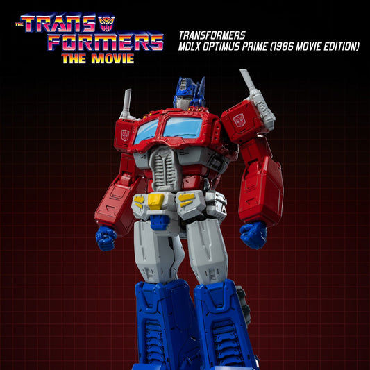 THREEA TOYS/THREEZERO OPTIMUS & PRIME - TRANSFORMERS MDLX 1986 MOVIE EDITION ACTION FIGURE 18 cm