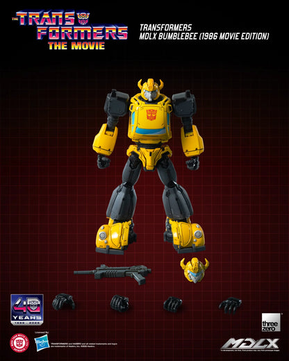 THREEA TOYS/THREEZERO BUMBLEBEE - TRANSFORMERS MDLX 1986 MOVIE EDITION ACTION FIGURE 12 cm