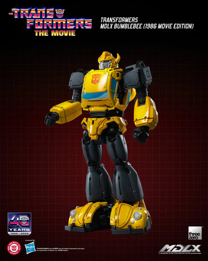 THREEA TOYS/THREEZERO BUMBLEBEE - TRANSFORMERS MDLX 1986 MOVIE EDITION ACTION FIGURE 12 cm