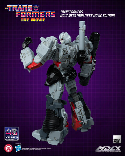 THREEA TOYS/THREEZERO MEGATRON - TRANSFORMERS MDLX 1986 MOVIE EDITION ACTION FIGURE 18 cm