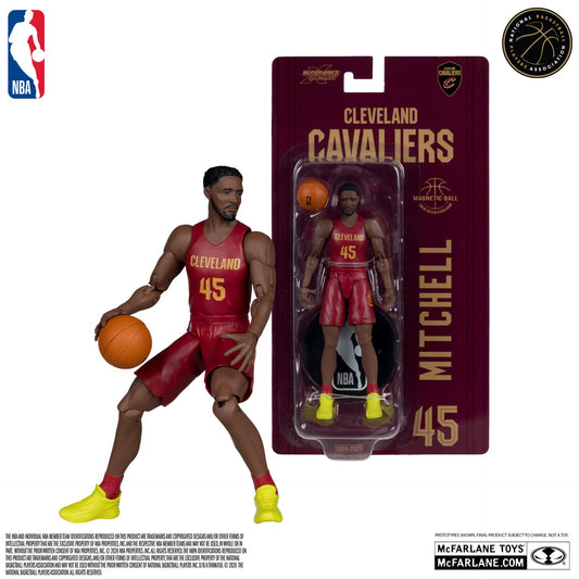 MCFARLANE TOYS 25 NBA 6INCH ARTICULATED S WV1 DONOVAN MITCHELL (CLEVELAND CAVALIERS) ACTION FIGURE 15 cm