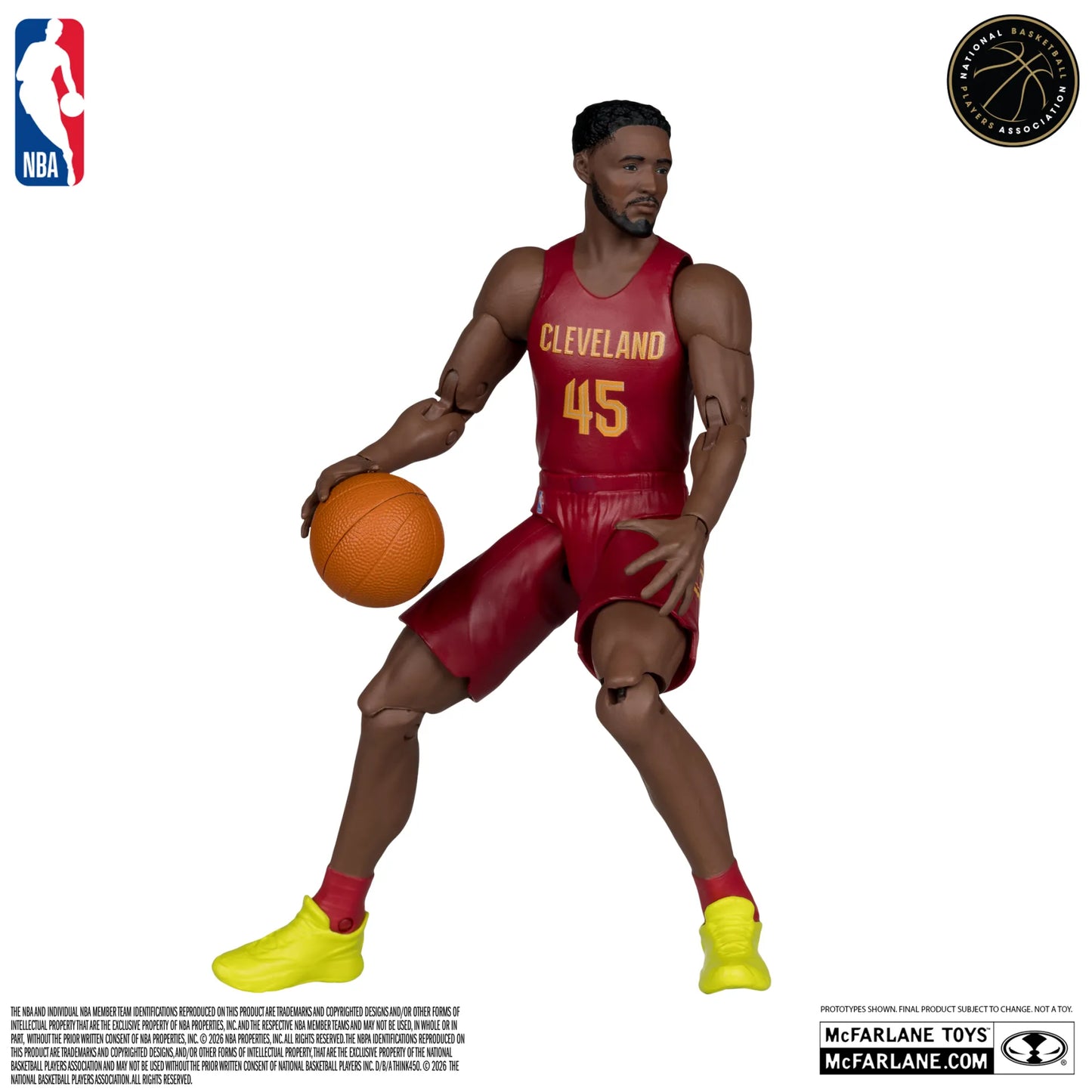 MCFARLANE TOYS 25 NBA 6INCH ARTICULATED S WV1 DONOVAN MITCHELL (CLEVELAND CAVALIERS) ACTION FIGURE 15 cm