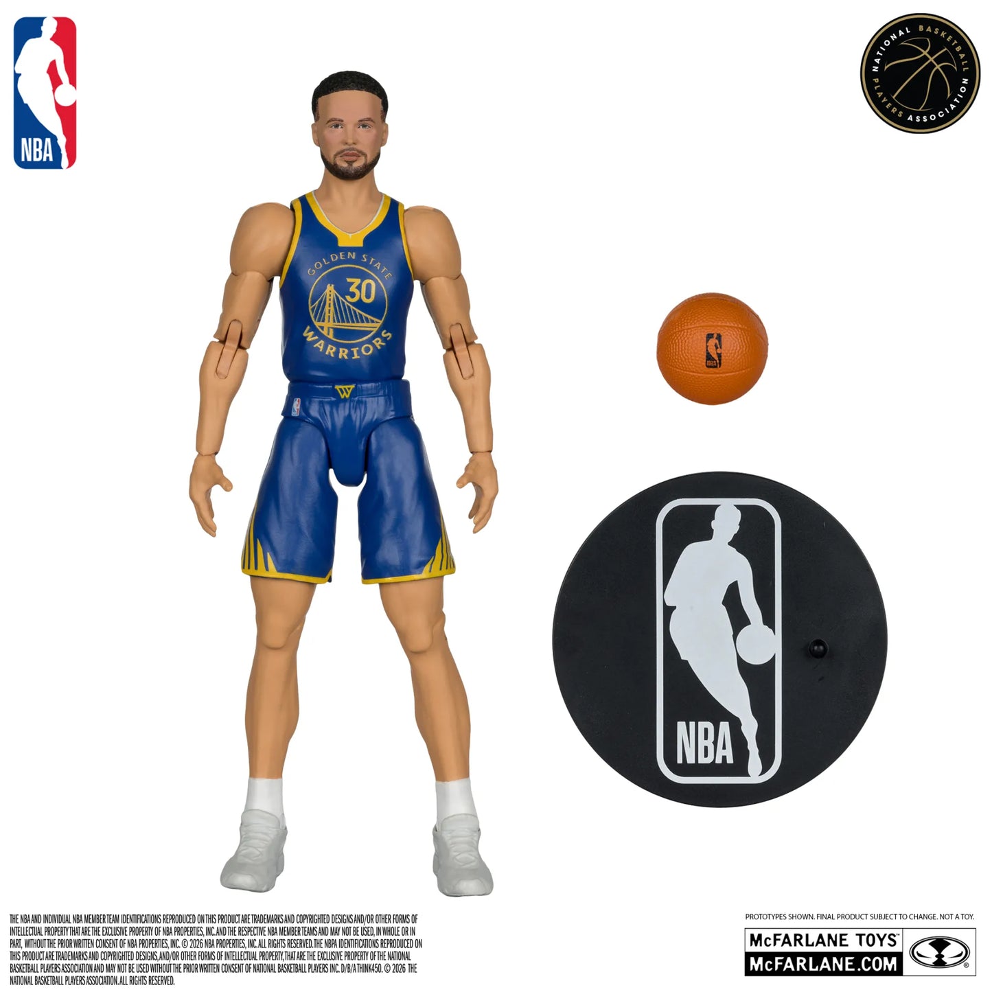 MCFARLANE TOYS 25 NBA 6INCH ARTICULATED S WV1 STEPHEN CURRY (GOLDEN STATE WARRIORS) ACTION FIGURE 15 cm