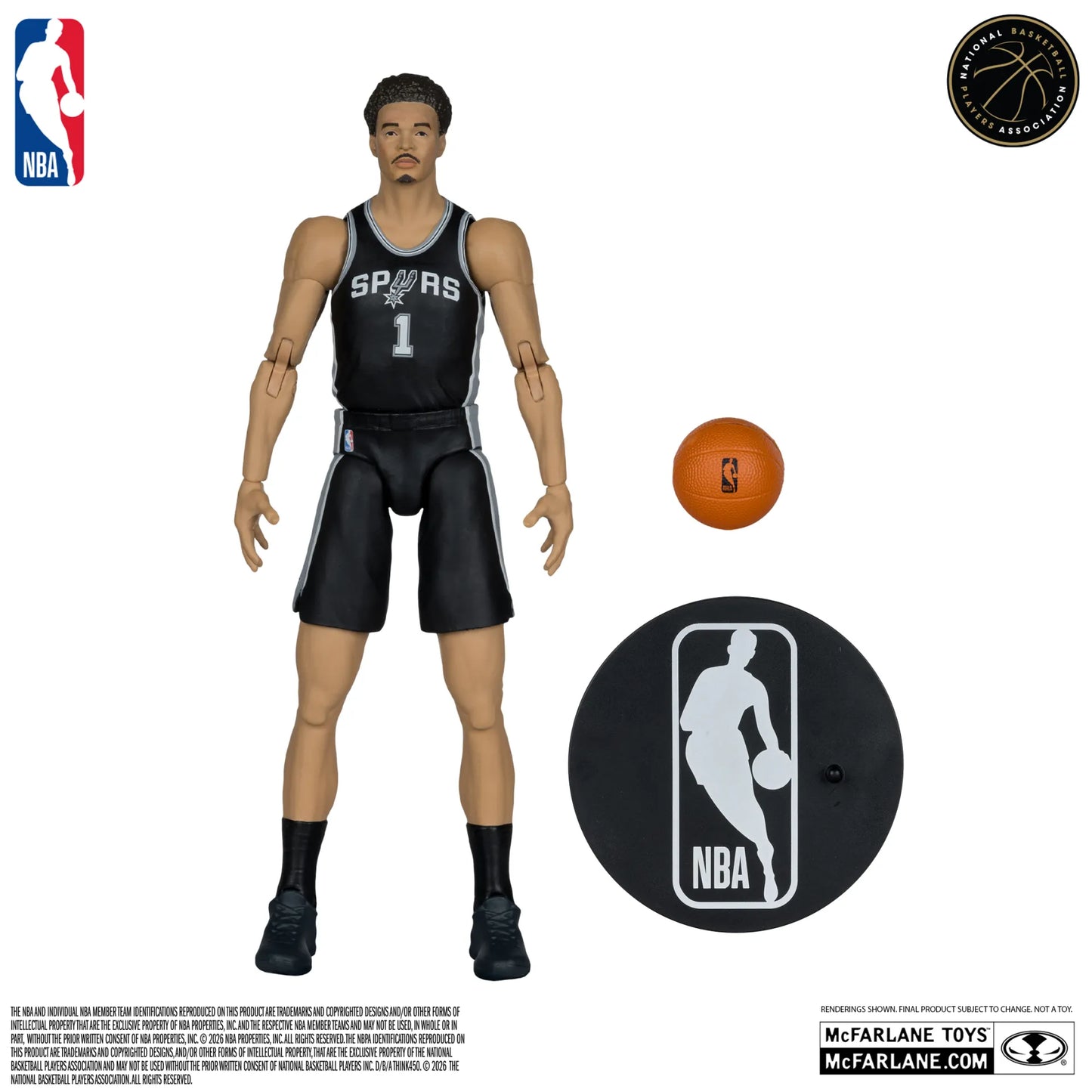 MCFARLANE TOYS 25 NBA 6INCH ARTICULATED S WV1 VICTOR WEMBANYANA (SAN ANTONIO SPURS) ACTION FIGURE 15 cm