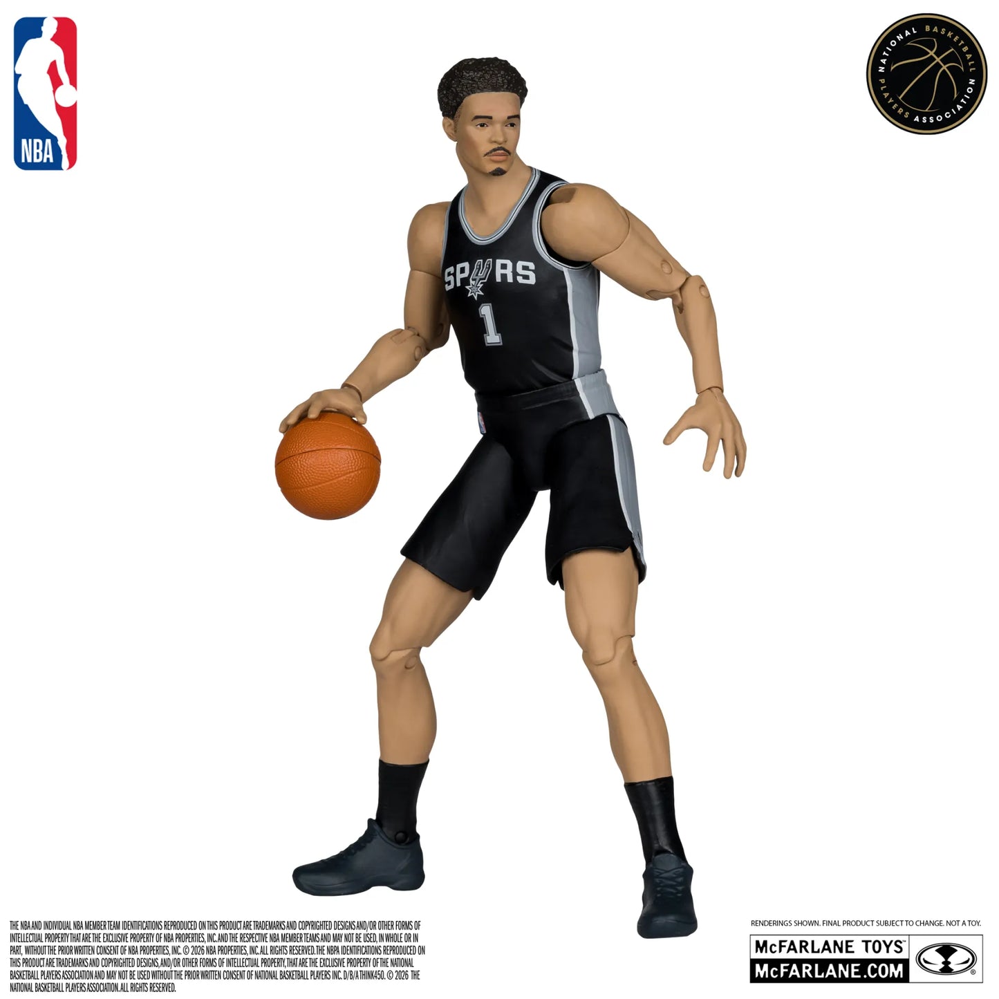MCFARLANE TOYS 25 NBA 6INCH ARTICULATED S WV1 VICTOR WEMBANYANA (SAN ANTONIO SPURS) ACTION FIGURE 15 cm