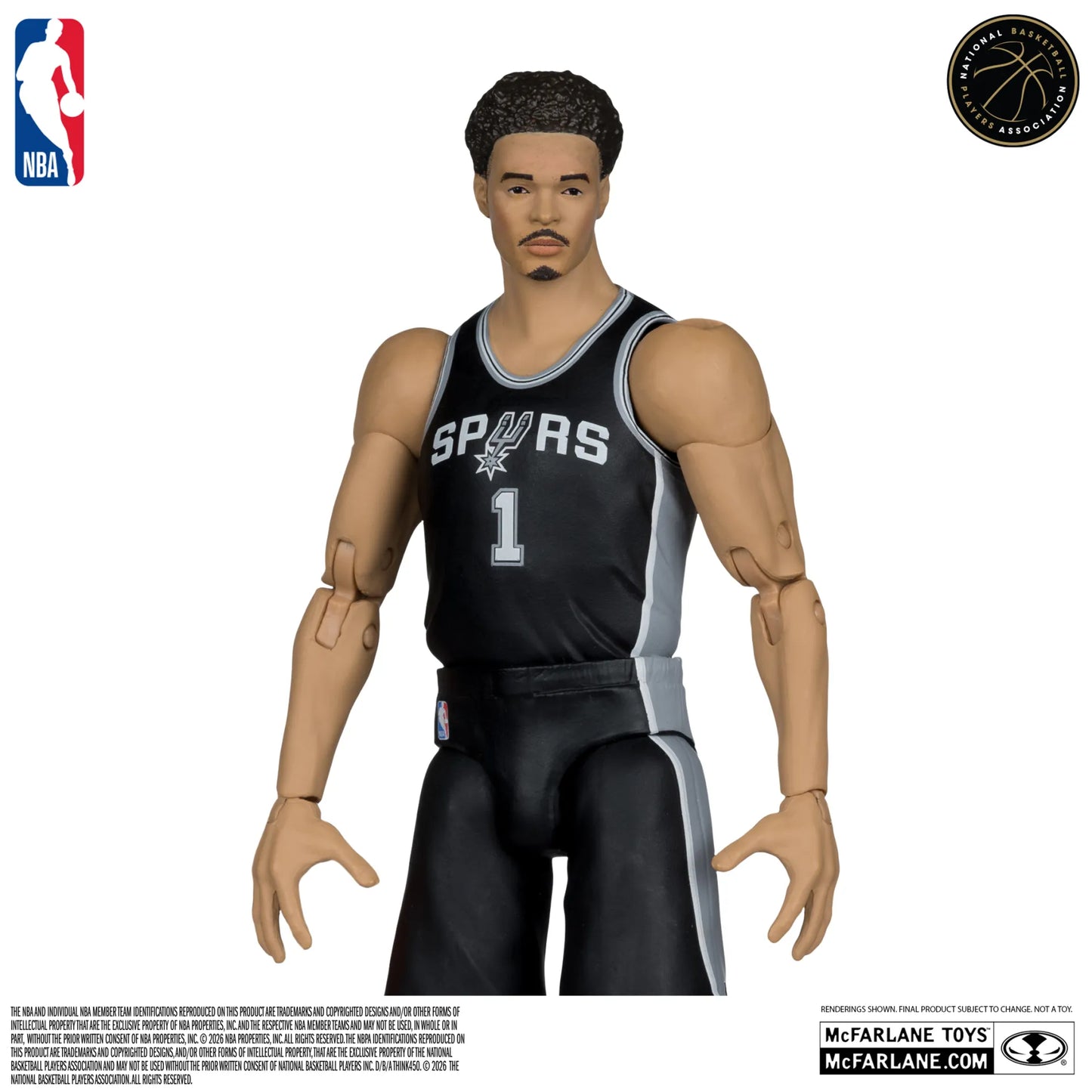 MCFARLANE TOYS 25 NBA 6INCH ARTICULATED S WV1 VICTOR WEMBANYANA (SAN ANTONIO SPURS) ACTION FIGURE 15 cm