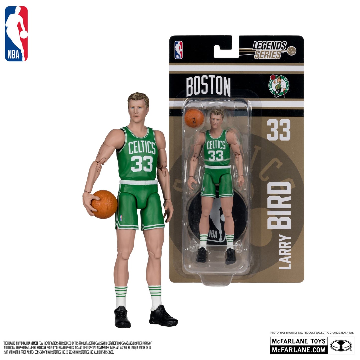MCFARLANE TOYS 25 NBA 6INCH ARTICULATED S LARRY BIRD (LEGENDS SERIES) ACTION FIGURE 15 cm