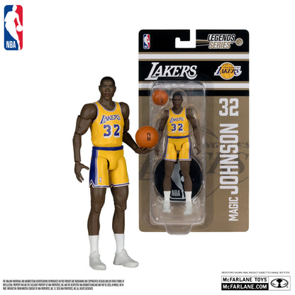 MCFARLANE TOYS 25 NBA 6INCH ARTICULATED S EARVIN MAGIC JOHNSON (LEGENDS SERIES) ACTION FIGURE 15 cm