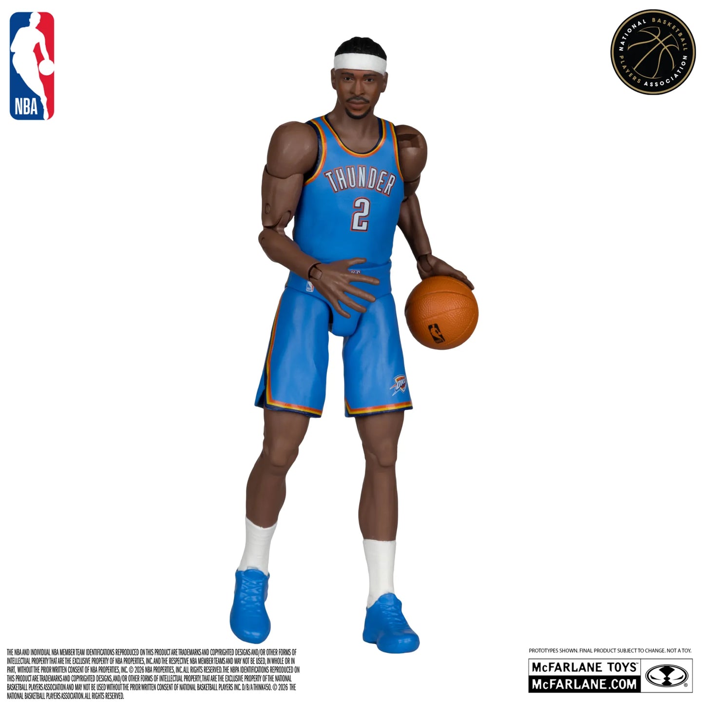 MCFARLANE TOYS 25 NBA 6INCH ARTICULATED S WV1 SHAI GILGEOUS-ALEXANDER (OKLAHOMA CITY THUNDER) ACTION FIGURE 15 cm