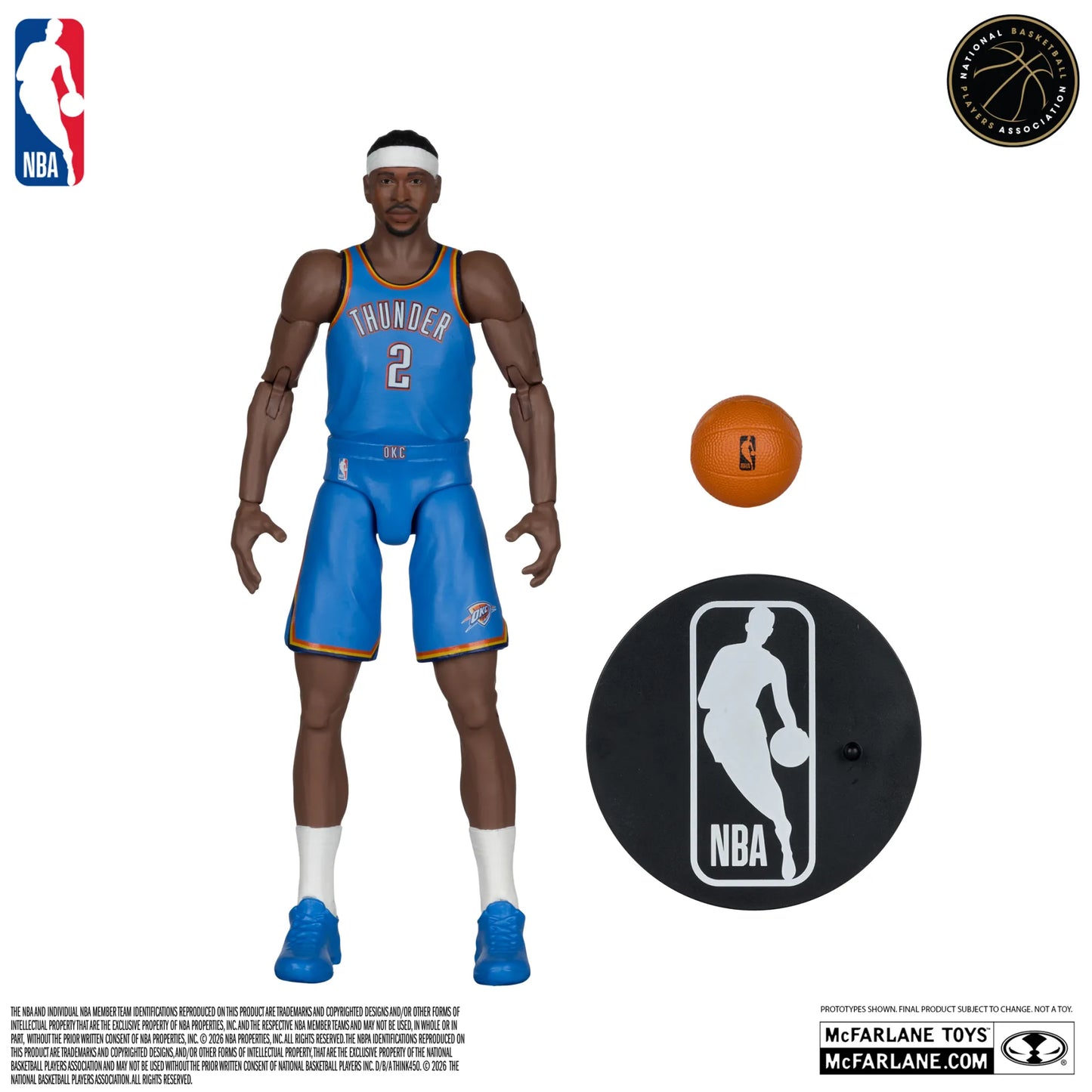 MCFARLANE TOYS 25 NBA 6INCH ARTICULATED S WV1 SHAI GILGEOUS-ALEXANDER (OKLAHOMA CITY THUNDER) ACTION FIGURE 15 cm