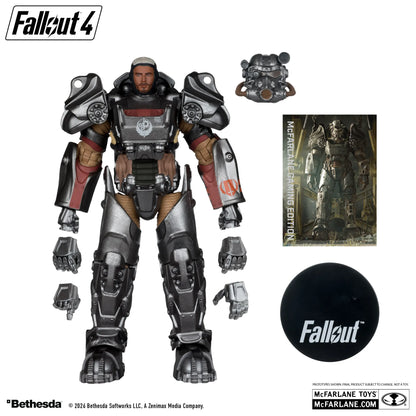 MCFARLANE TOYS 25 - FALLOUT MCFARLANE GAMING ED 7INCH FALLOUT 4 T-60 PALADIN DANSE ACTION FIGURE 17 cm