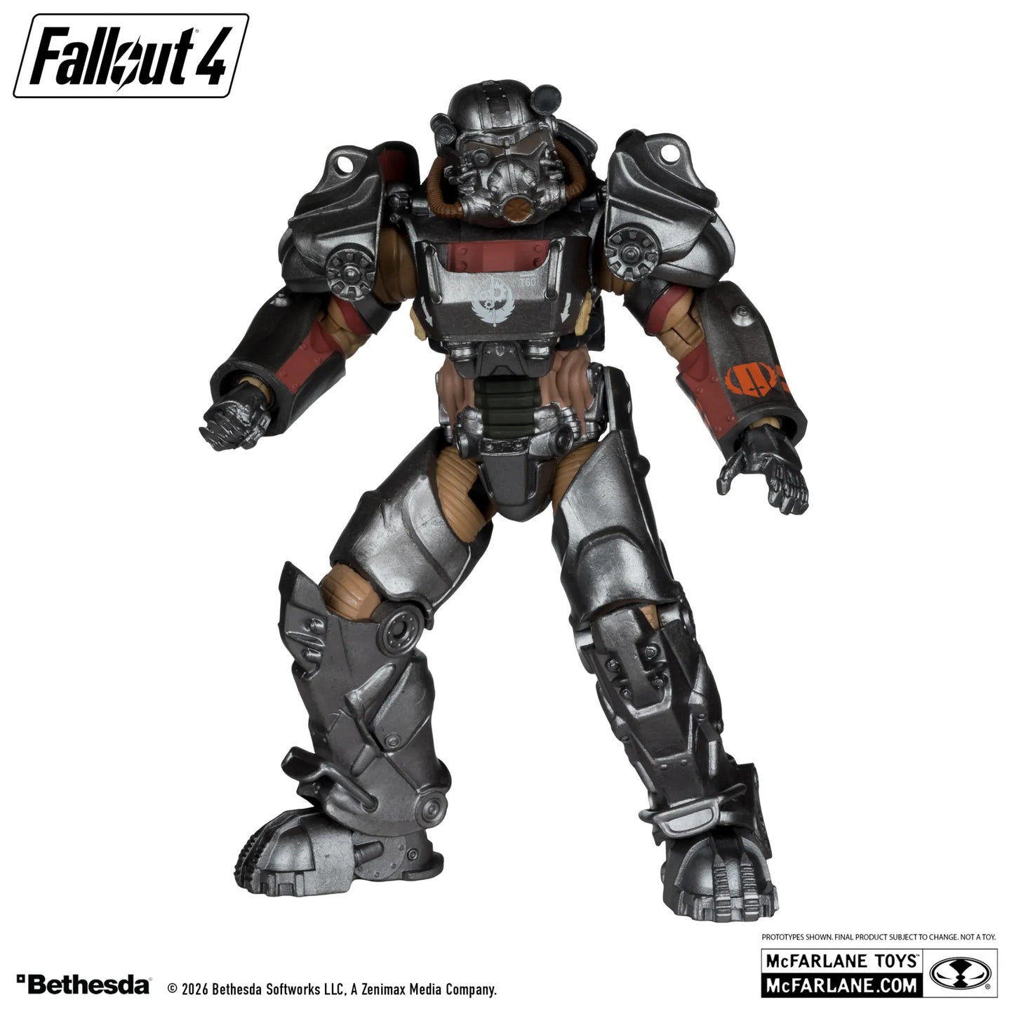MCFARLANE TOYS 25 - FALLOUT MCFARLANE GAMING ED 7INCH FALLOUT 4 T-60 PALADIN DANSE ACTION FIGURE 17 cm