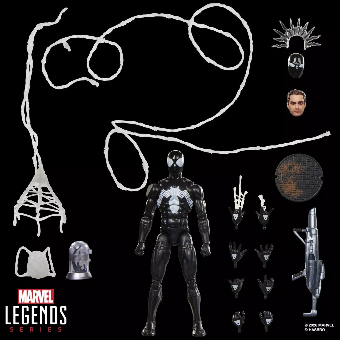 HASBRO SPIDER-MAN - MARVEL LEGENDS MAXIMUM SYMBIOTE ACTION FIGURE