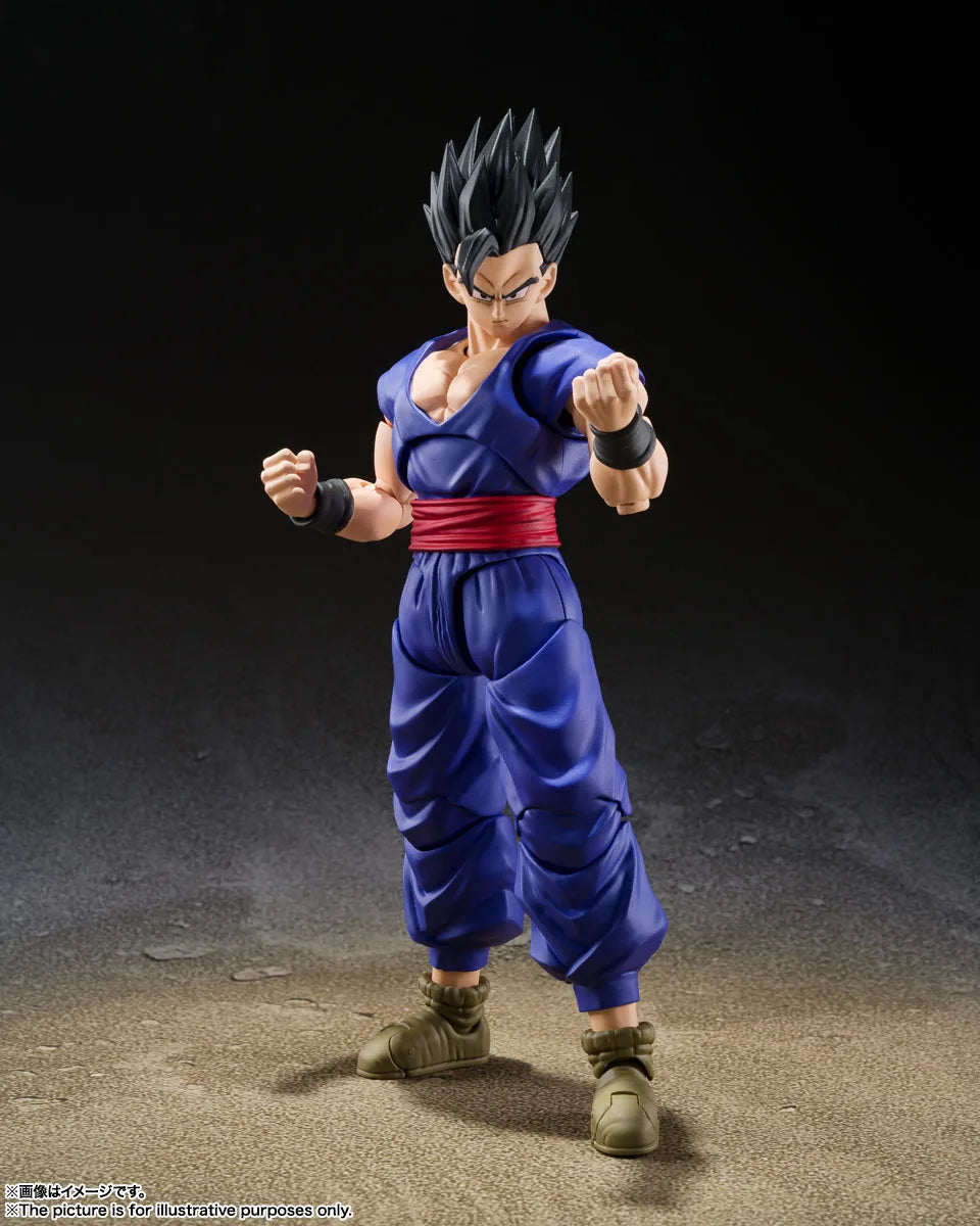 BANDAI - DRAGON BALL SUPER SHF HERO ULTIMATE GOHAN RERUN ACTION FIGURE 14 cm