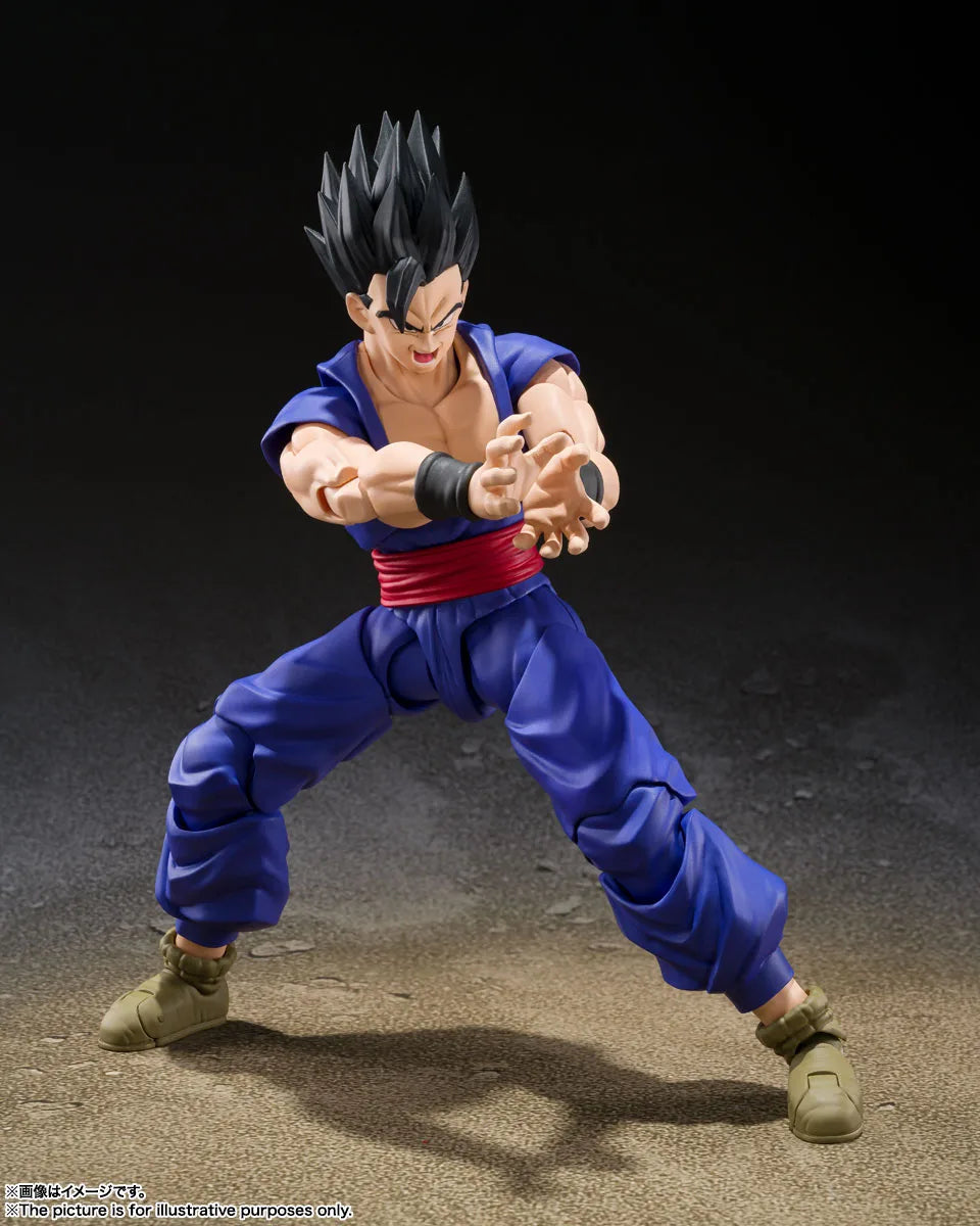 BANDAI - DRAGON BALL SUPER SHF HERO ULTIMATE GOHAN RERUN ACTION FIGURE 14 cm