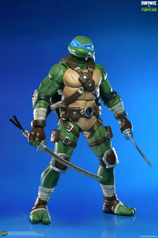 NECA - TEENAGE MUTANT NINJA TURTLES TEENAGE MUTANT NINJA TURTLES FORTNITE LEONARDO ACTION FIGURE 17 cm