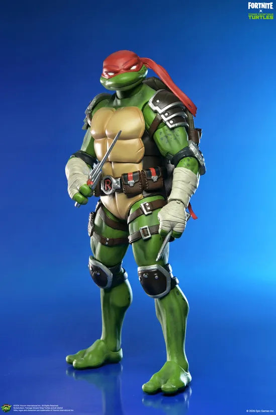 NECA - TEENAGE MUTANT NINJA TURTLES TEENAGE MUTANT NINJA TURTLES FORTNITE RAPHAEL ACTION FIGURE 17 cm