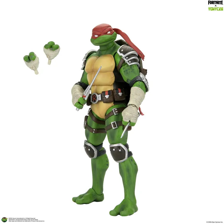 NECA - TEENAGE MUTANT NINJA TURTLES TEENAGE MUTANT NINJA TURTLES FORTNITE RAPHAEL ACTION FIGURE 17 cm