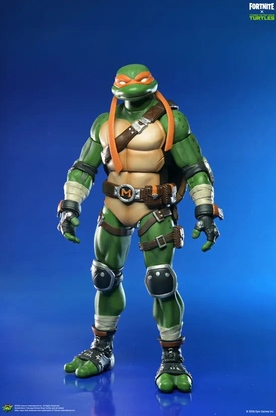 NECA - TEENAGE MUTANT NINJA TURTLES TEENAGE MUTANT NINJA TURTLES FORTNITE MICHELANGELO ACTION FIGURE 17 cm
