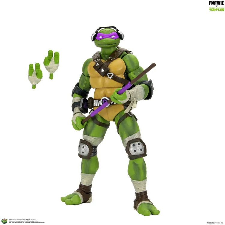 NECA - TEENAGE MUTANT NINJA TURTLES TEENAGE MUTANT NINJA TURTLES FORTNITE DONATELLO ACTION FIGURE 17 cm