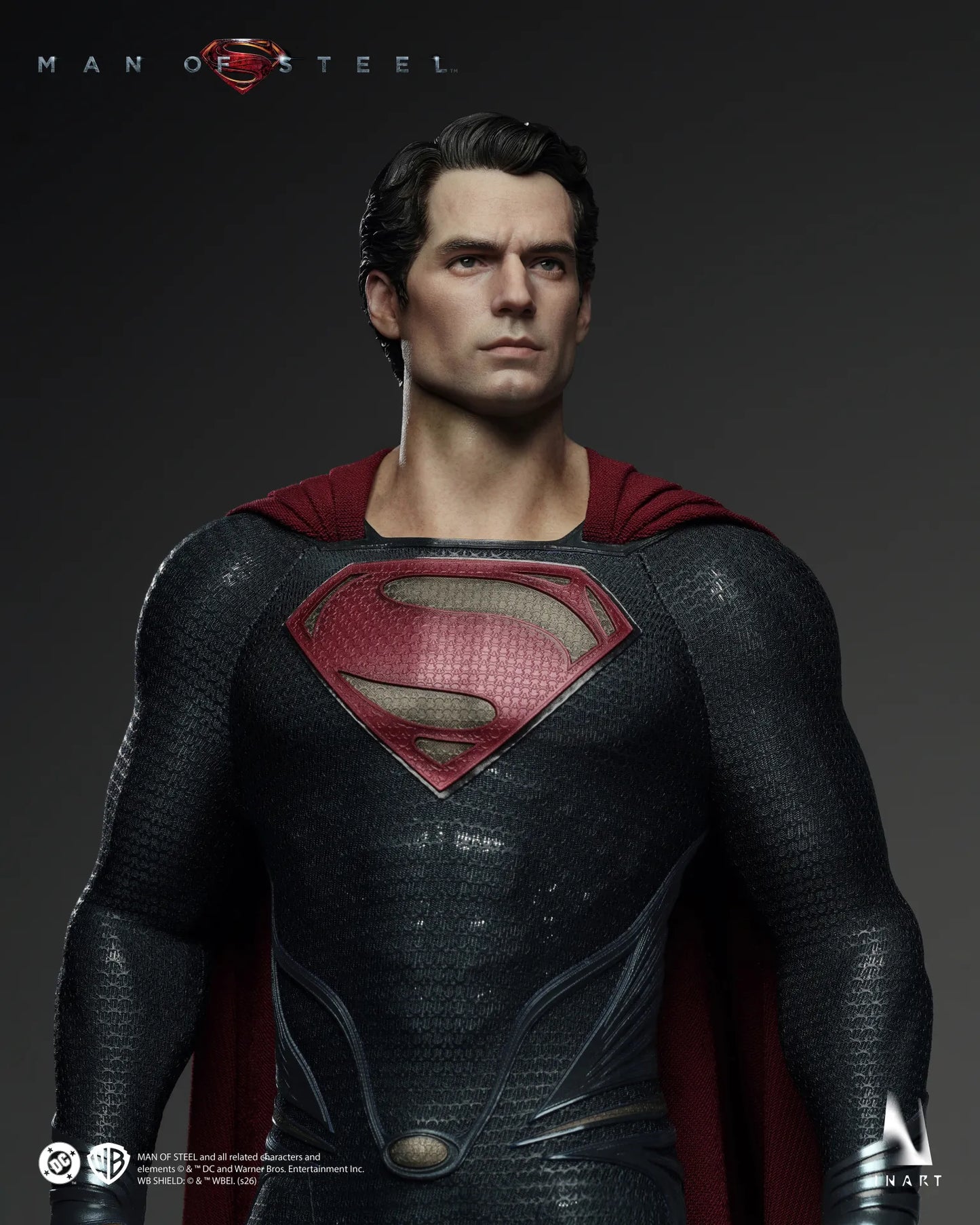 INART - DC COMICS MAN STEEL SUPERMAN COLLECTIBLE 1/6 ACTION FIGURE 32 cm