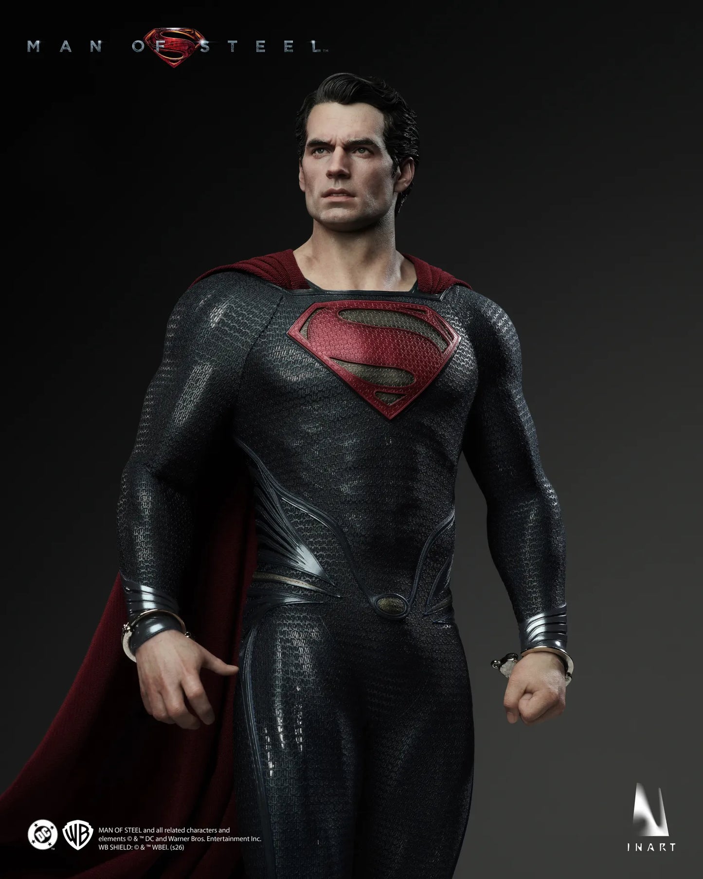 INART - DC COMICS MAN STEEL SUPERMAN COLLECTIBLE 1/6 ACTION FIGURE 32 cm
