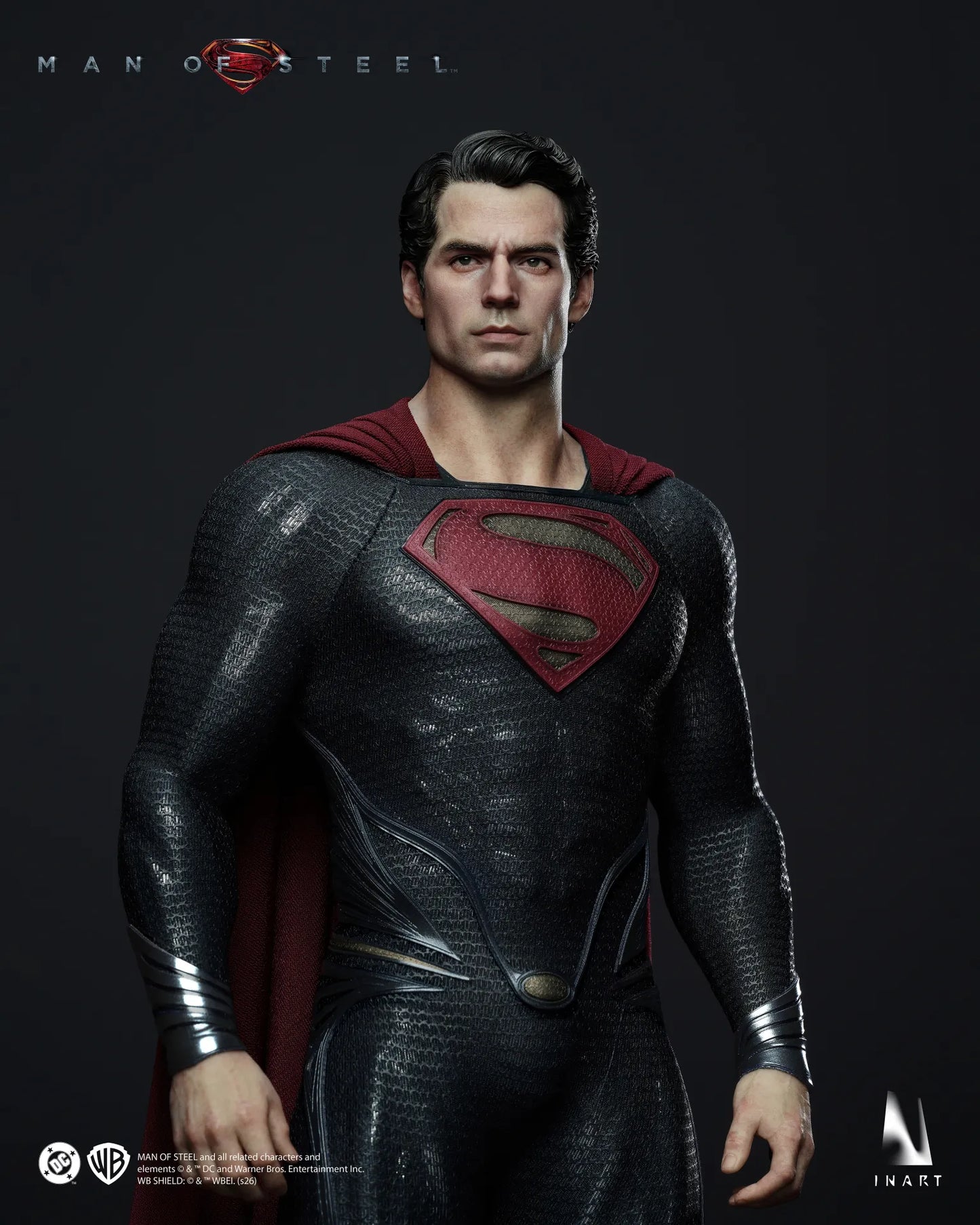INART - DC COMICS MAN STEEL SUPERMAN COLLECTIBLE 1/6 ACTION FIGURE 32 cm
