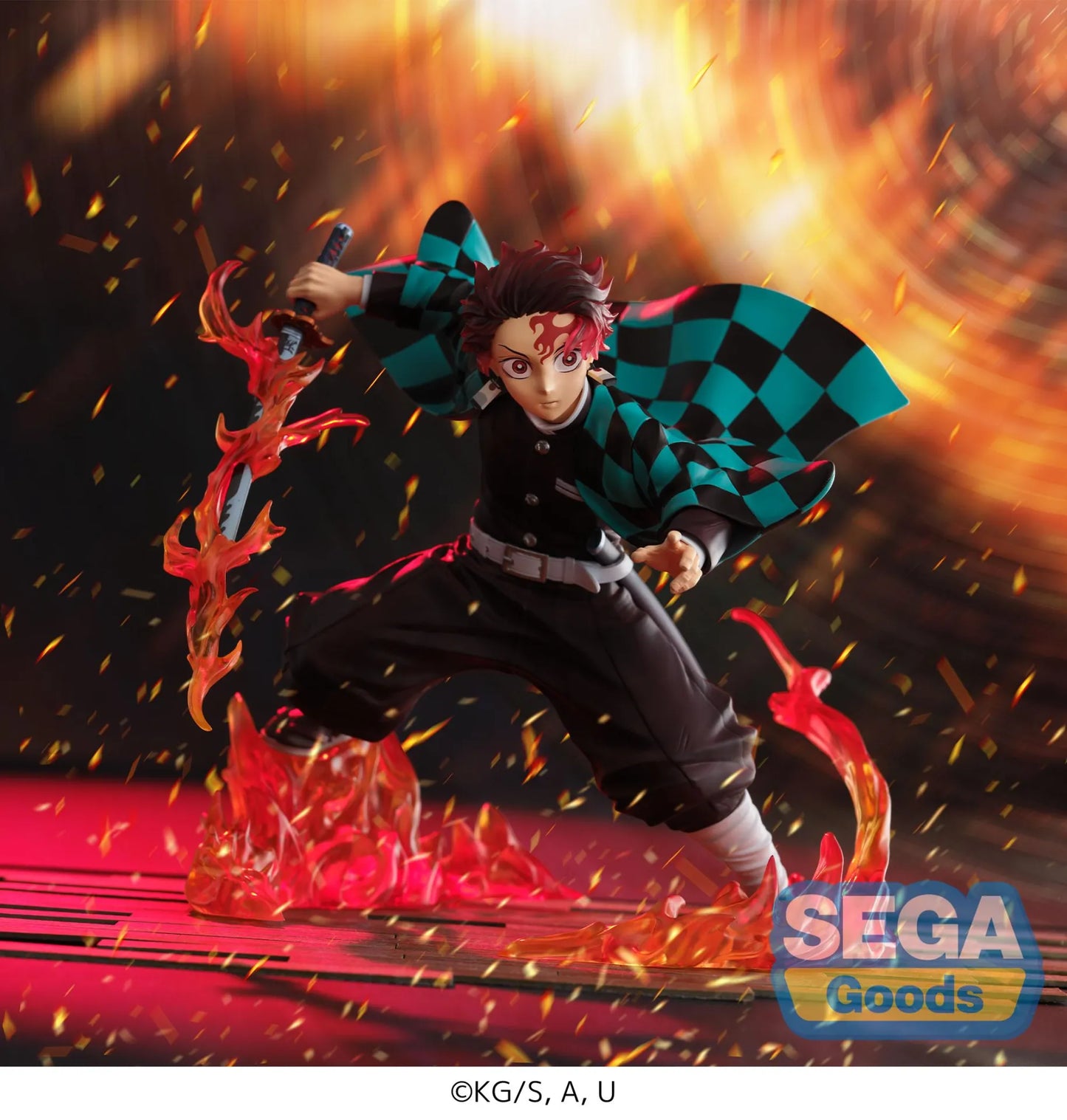 SEGA TANJIRO - DEMON SLAYER FIGURIZMA KAMADO TRANSPARENT WORLD FIGURA 18 cm