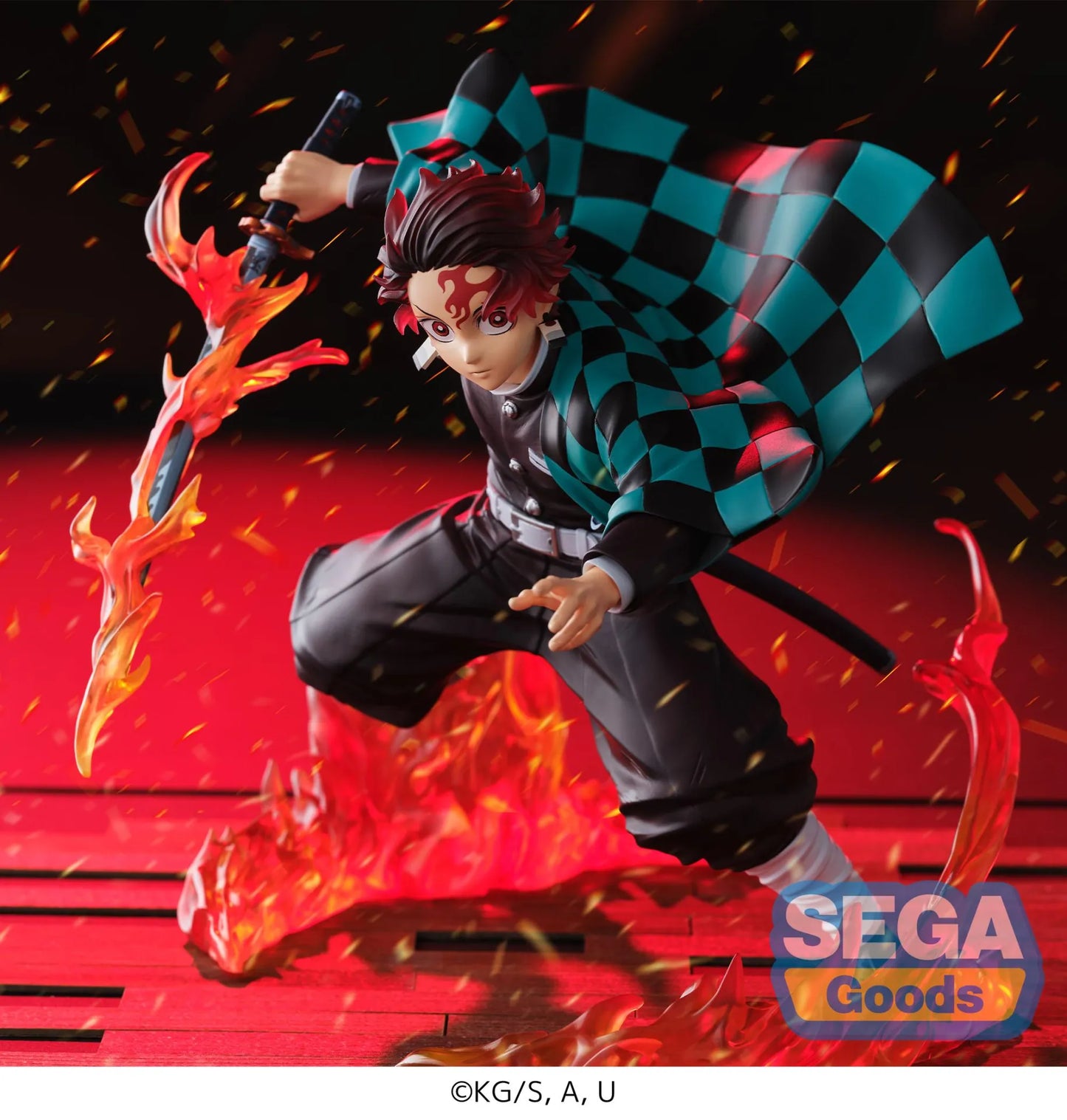 SEGA TANJIRO - DEMON SLAYER FIGURIZMA KAMADO TRANSPARENT WORLD FIGURA 18 cm