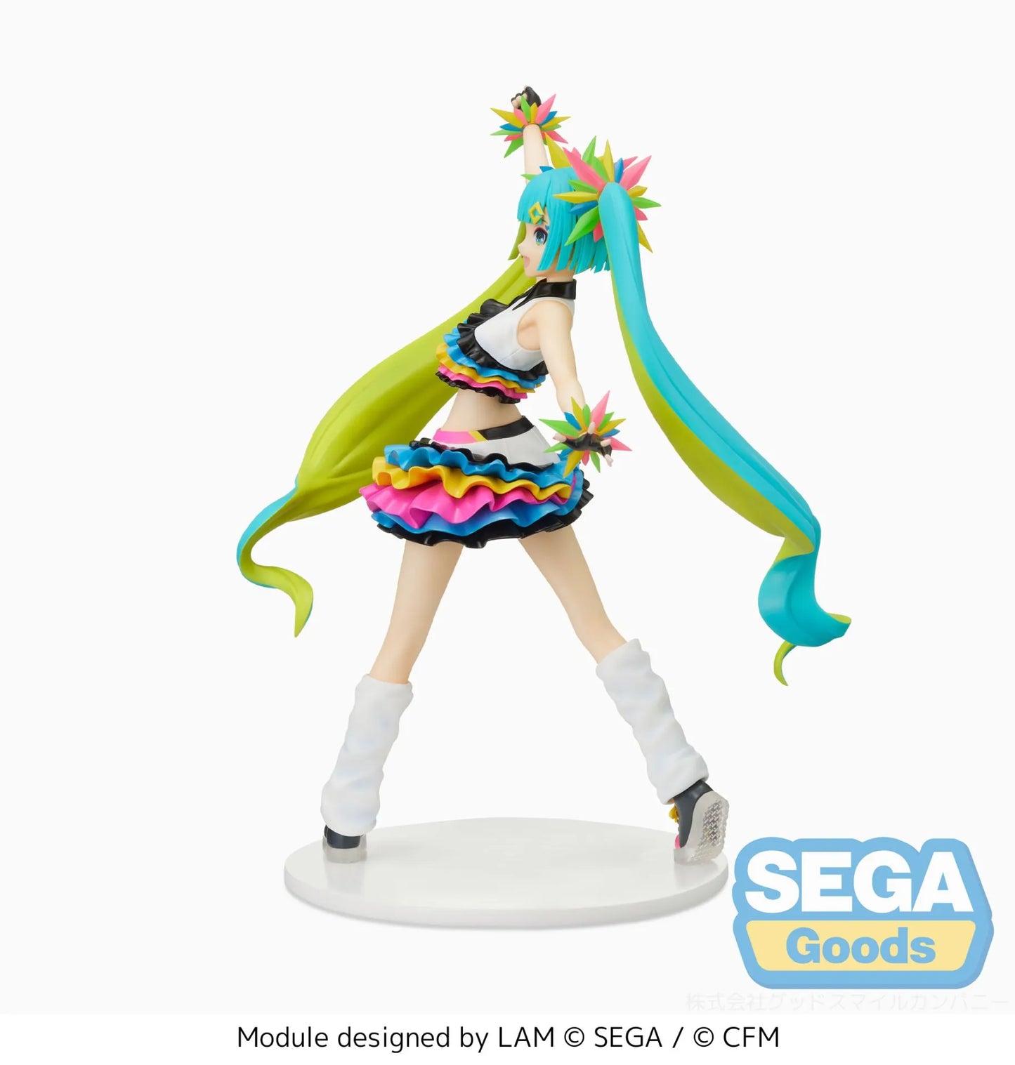 SEGA - HATSUNE MIKU FIGURIZMA PROJECT DIVA MEGA 39S HATSUNE MIKU CATCH WAVE FIGURA 25 cm
