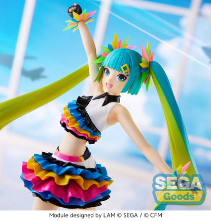 SEGA - HATSUNE MIKU FIGURIZMA PROJECT DIVA MEGA 39S HATSUNE MIKU CATCH WAVE FIGURA 25 cm